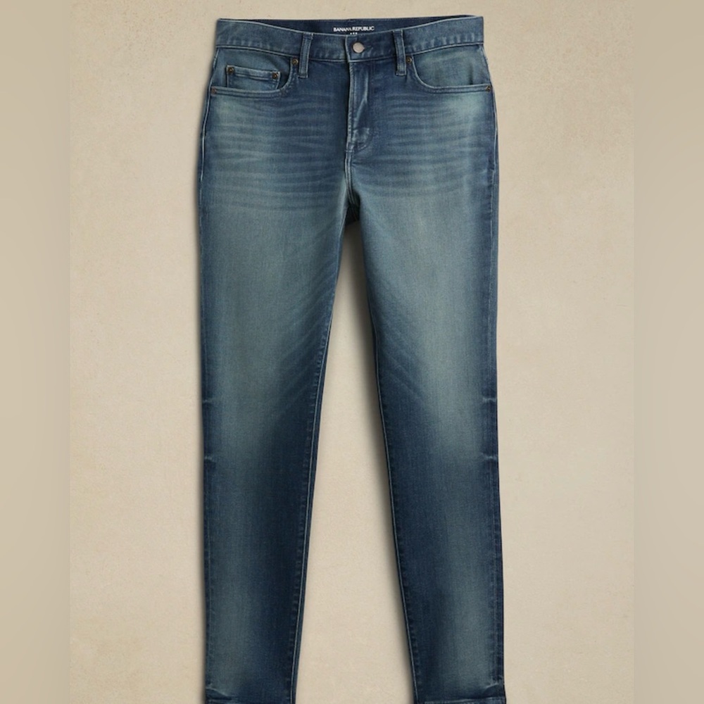 Men’s Banana Republic Slim Fit Travel Jean 31x34 Desert Sun Wash